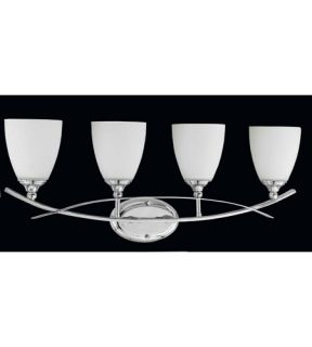 Neptune 4 Light Bathroom Vanity Lights in Chrome 25384