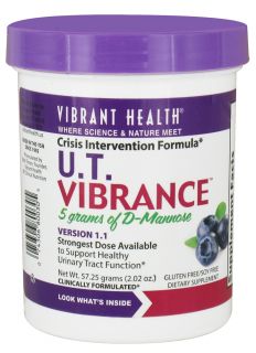 Vibrant Health   U.T. Vibrance Mannose & Botanicals Crisis Intervention Formula   2.02 oz.