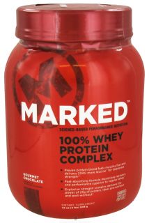 Marked Nutrition   100% Whey Protein Complex Gourmet Chocolate (32 oz.)   2 lbs.