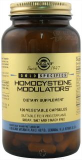 Solgar   Gold Specifics Homocysteine Modulators   120 Vegetarian Capsules