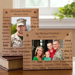 Personalized Picture Frames   Military Dedication