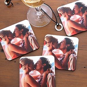 Personalized Photo Coaster Set   Picture Perfect Style