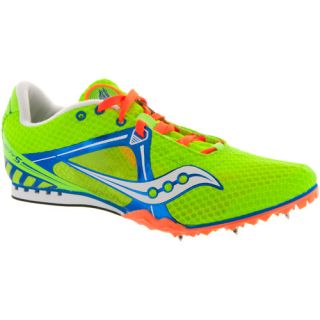 Saucony Velocity 5 Spike Saucony Mens Running Shoes Green/Navy/Orange