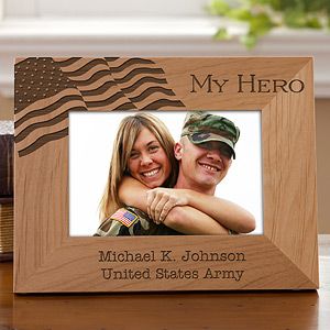 Military Hero Personalized Picture Frames