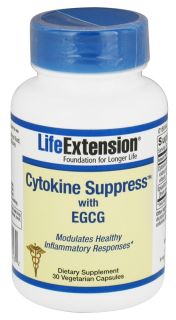 Life Extension   Cytokine Suppress with EGCG   30 Vegetarian Capsules