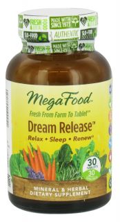MegaFood   Dream Release   30 Tablets