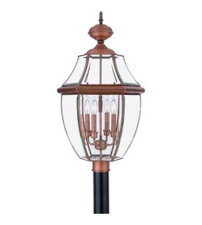 Newbury 4 Light Post Lights & Accessories in Aged Copper NY9045AC