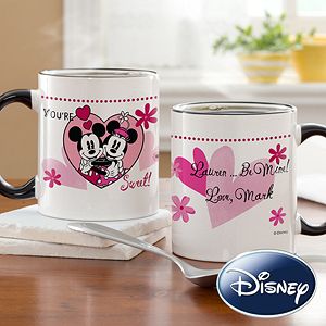 Personalized Mickey Mouse & Minnie Mouse Coffee Mugs   Youre Sweet