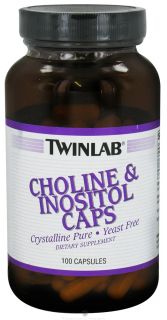 Twinlab   Choline & Inositol Caps 500 mg.   100 Capsules
