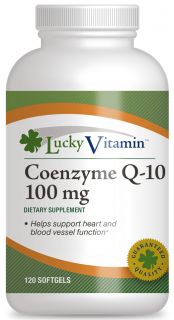LuckyVitamin   Coenzyme Q 10 100 mg.   120 Softgels