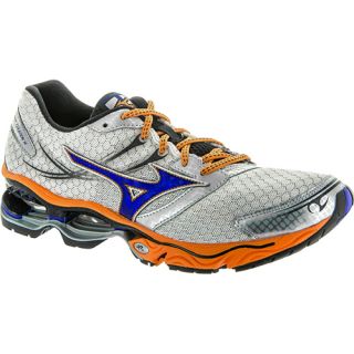 Mizuno Wave Creation 14 Mizuno Mens Running Shoes Silver/SurfTheWeb/Vibrant Or