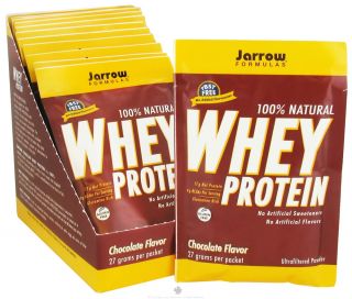 Jarrow Formulas   Whey Protein Chocolate Flavor   12 Packet(s)
