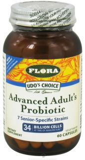 Flora   Udos Choice Advanced Adults Probiotic   60 Capsules