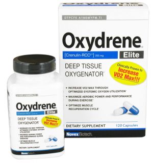 Novex Biotech   Oxydrene Elite   Deep Tissue Oxygenator (Crenulin RCC)   120 Capsules