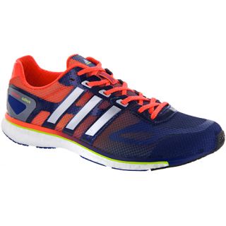 adidas Adios Boost adidas Mens Running Shoes Hero Ink/Metallic Silver/Infrared