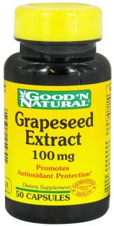 Good N Natural   Grape Seed Extract 100 mg.   50 Capsules