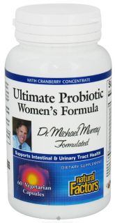 Natural Factors   Dr. Murrays Ultimate Probiotic Womens Formula   60 Vegetarian Capsules