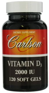 Carlson Labs   Vitamin D3 2000 IU   120 Softgels