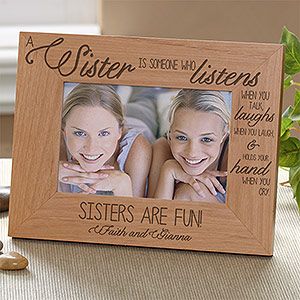 Personalized Sister Picture Frames   4x6