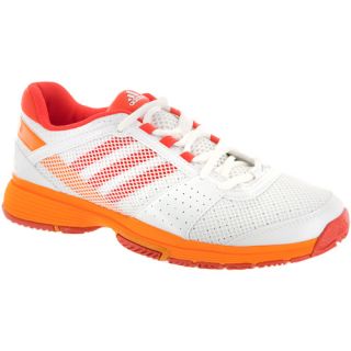 adidas Barricade Team 3 adidas Womens Tennis Shoes White/Coral/Joy Orange