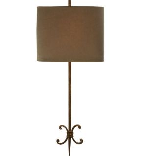 Suzanne Kasler Roswell 2 Light Wall Sconces in Natural Rusted Iron SK2009NR TL
