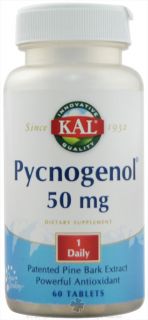 Kal   Pycnogenol 50 mg.   60 Tablets