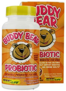 ReNew Life   Buddy Bear Probiotic for Kids Orange   60 Chewable Tablets