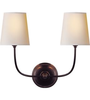 Thomas Obrien Vendome 2 Light Wall Sconces in Bronze With Wax TOB2008BZ NP