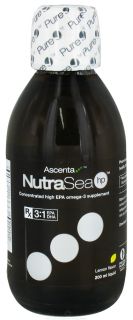Ascenta Health   NutraSea HP Concentrated High EPA Omega 3 Supplement Lemon Flavor   6.8 oz.