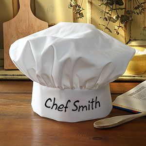 Personalized Chef Hat   You Name It Design