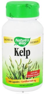 Natures Way   Kelp 660 mg.   100 Capsules