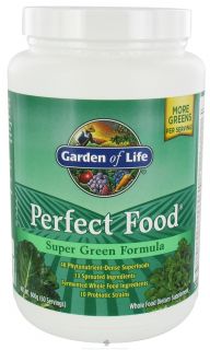 Garden of Life   Perfect Food Super Green Formula Powder   21.16 oz.