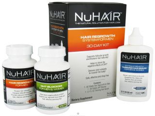 Nu Hair   Hair Regrowth System For Men 30 Day Kit   Formerly by Biotech Labs