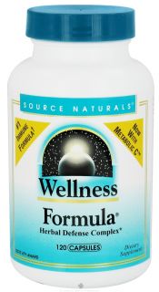 Source Naturals   Wellness Formula Capsules   120 Capsules