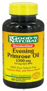 Good N Natural   Evening Primrose Oil 1300 mg.   60 Softgels