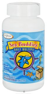 Enzymatic Therapy   Sea Buddies Daily Multiple Splashberry   60 Chewable Tablets