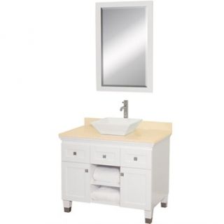 Premiere 36 Bathroom Vanity by Wyndham Collection   White