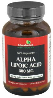 Futurebiotics   100% Vegetarian Alpha Lipoic Acid 300 mg.   60 Vegetarian Capsules