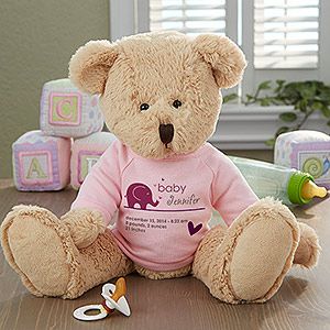 Personalized Girls Teddy Bear by Ty
