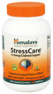 Himalaya Herbal Healthcare   StressCare Geriforte for Energy & Adrenal Support   120 Vegetarian Capsules