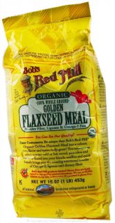 Bobs Red Mill   Organic Golden Flaxseed Meal   16 oz.