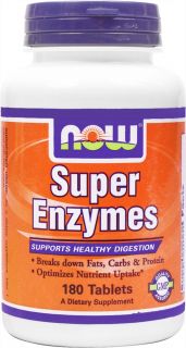 NOW Foods   Super Enzymes   180 Tablets