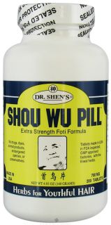 Dr. Shens   Shou Wu Pill Youthful Hair   200 Tablets