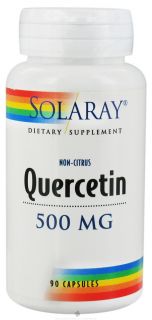 Solaray   Quercetin Non Citrus 500 mg.   90 Capsules