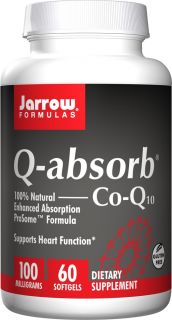 Jarrow Formulas   Q absorb Co Q10 100 mg.   60 Softgels