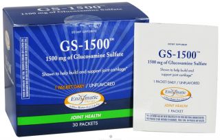 Enzymatic Therapy   GS 1500 Unflavored   30 Packet(s)