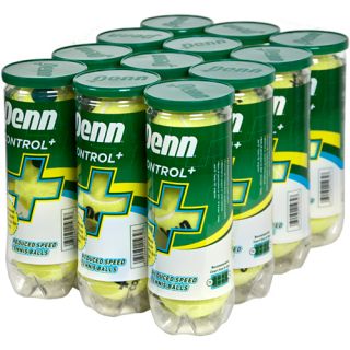 Penn CONTROL+ 12 Cans Penn Tennis Balls