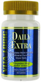 Vita Logic   Daily Extra Complete Multi Vitamin & Mineral Formula Once Daily   30 Tablets