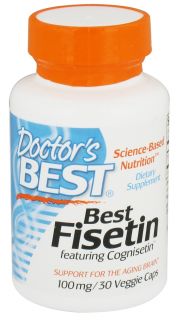 Doctors Best   Best Fisetin featuring Cognisetin   30 Vegetarian Capsules