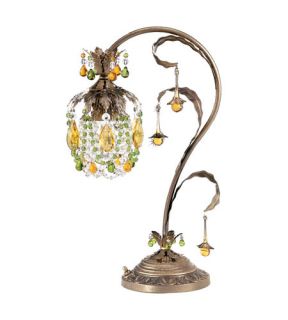 Rondelle 1 Light Table Lamps in Etruscan Gold 1249 23OL